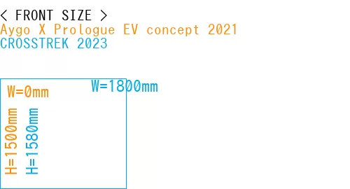 #Aygo X Prologue EV concept 2021 + CROSSTREK 2023